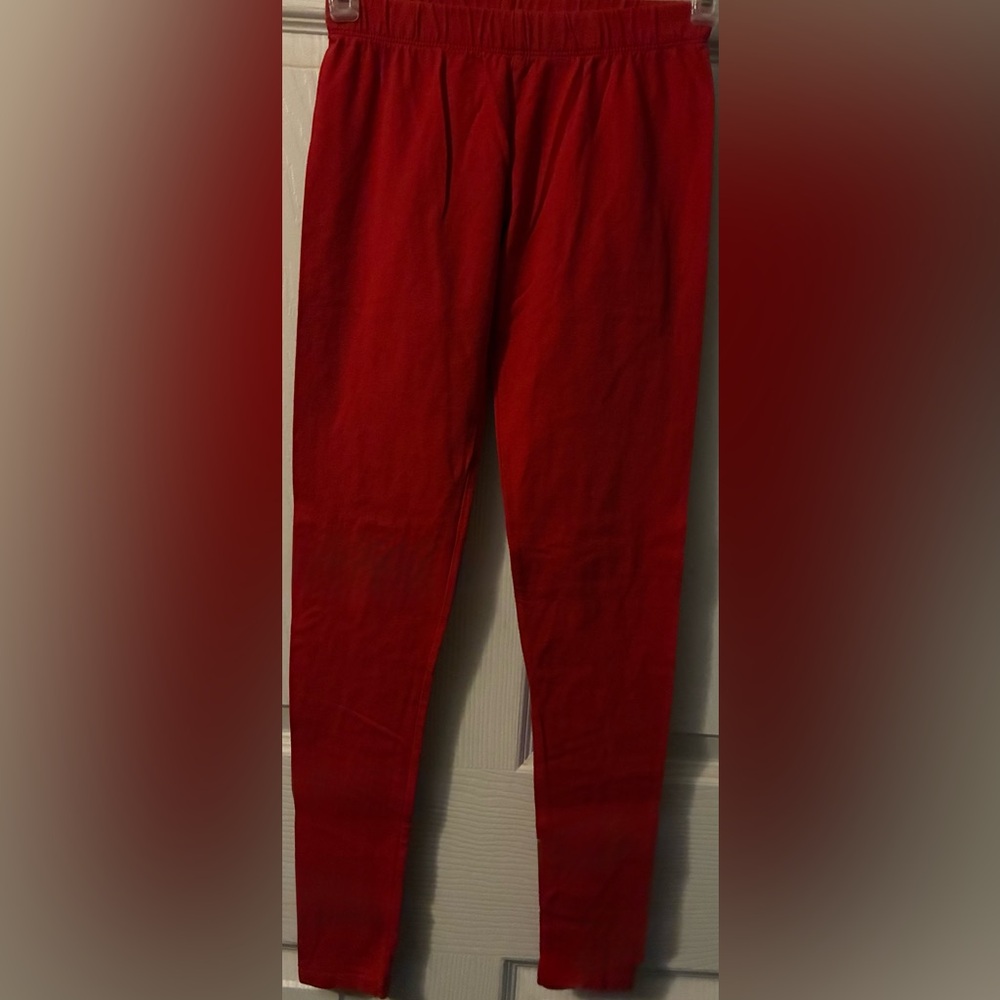 Vibrant Red Leggings